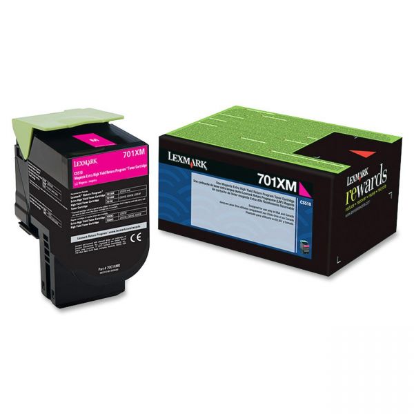 SYNX3402609 Lexmark 701XM Magenta Extra High Yield Return Program Toner Cartridge (70C1XM0)