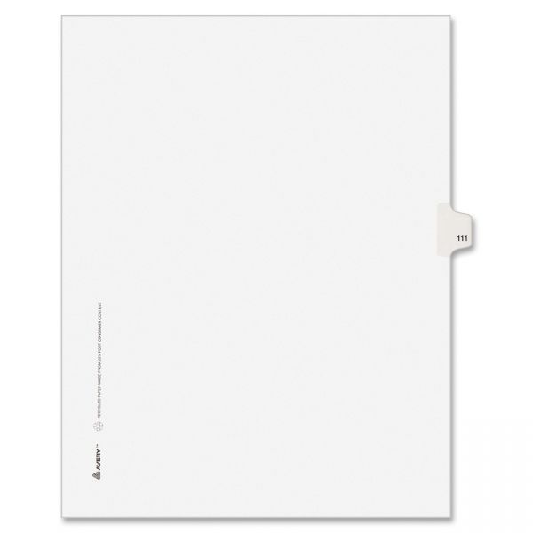 AVE01111 Avery Individual Legal Exhibit Dividers - Avery Style