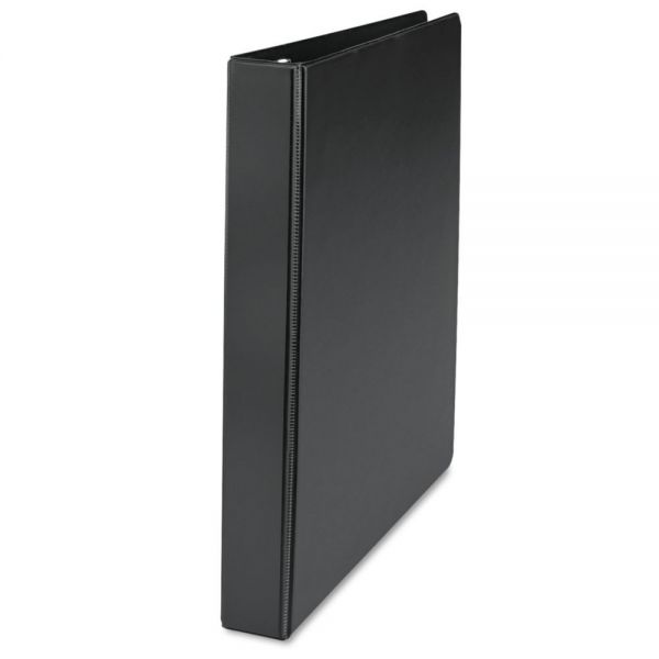UNV20761 Universal 3-Ring Binder, 1" Capacity, D-Ring, Black
