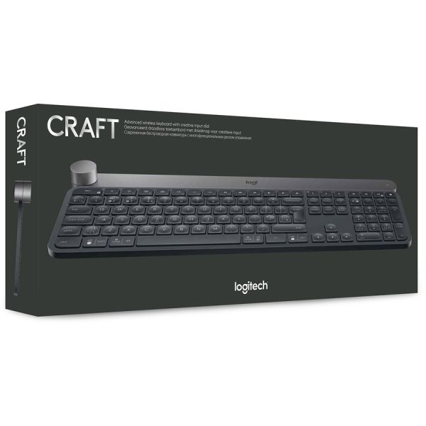 Logitech Advanced Keyboard with Creative Input Dial | OfficeSupply.com