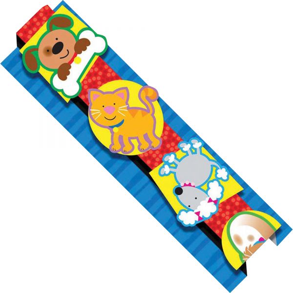 CDP108060 Carson-Dellosa Dogs & Cats Straight Border