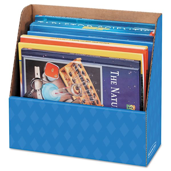FEL3381101 Bankers Box Folder Holder Storage Box, 11 3/4 x 4 1/2 x 11, Blue