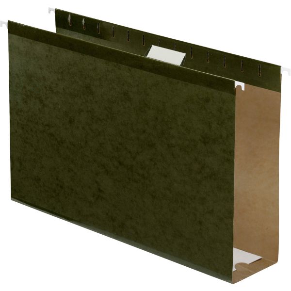 PFX4153X3 Pendaflex Reinforced 3" Extra Capacity Hanging Folders, Legal, Standard Green, 25/Box