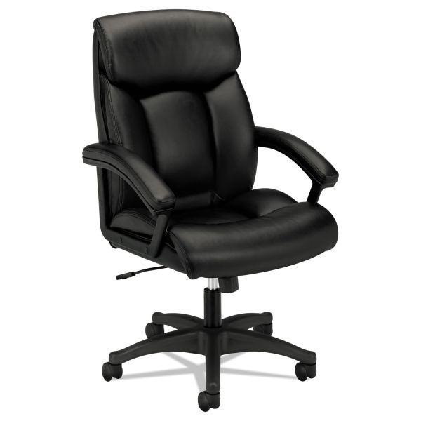 BSXVL151SB11 HON VL151 Series Executive High-Back Chair, Black Leather