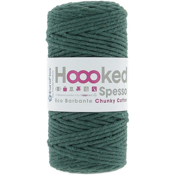 Hoooked Spesso Chunky Cotton Macrame Yarn - Noir Black For Thick Weaving