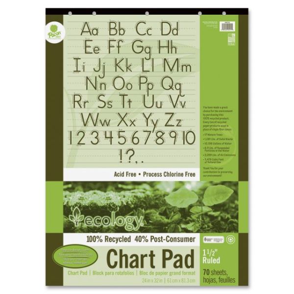 PAC945710 Ecology Recycled Chart Pad