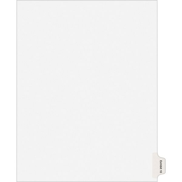 AVE82142 Avery Legal Exhibit Index Dividers