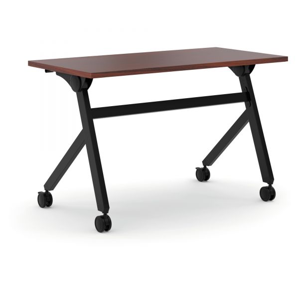 BSXBMPT4824PC HON Multipurpose Table Flip Base Table, 48w x 24d x 29 3/8h, Chestnut