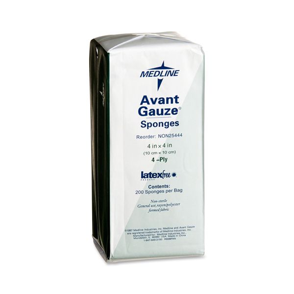 MIINON25444 Medline Non-Sterile Avant Gauze Sponges