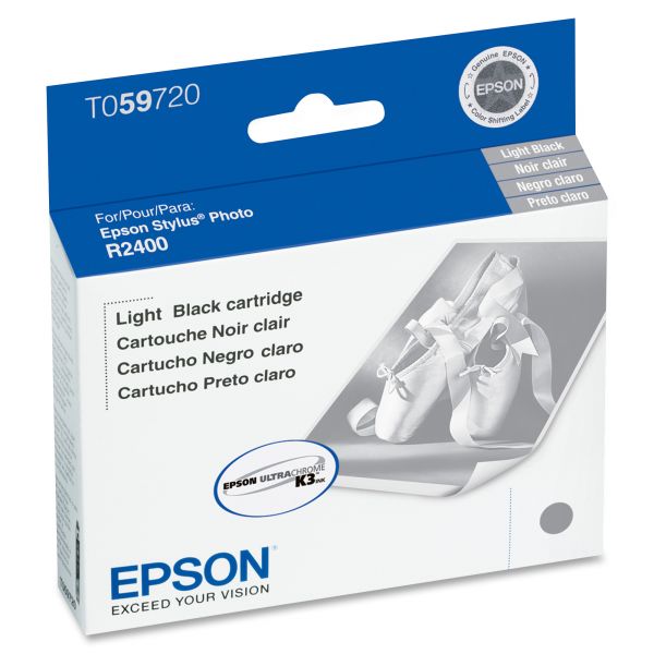 EPST059720 Epson T059720 (59) UltraChrome K3 Ink, Light Black