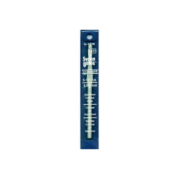 NOTM071803 Quicksilver Aluminum Crochet Hook 5.5"