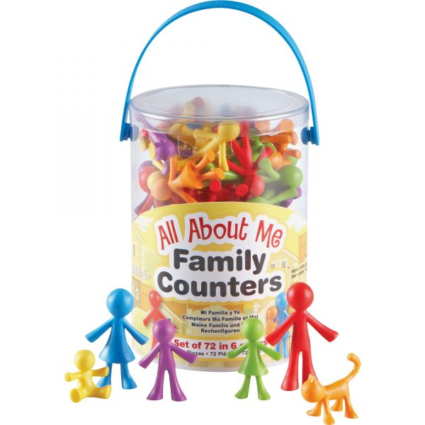 LRNLER3372 Learning Resources All About Me Family Counters Set