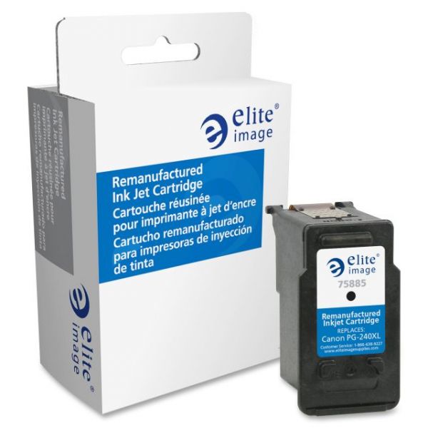 ELI75885 Elite Image Remanufactured Canon PG-240XL Black Ink Cartridge
