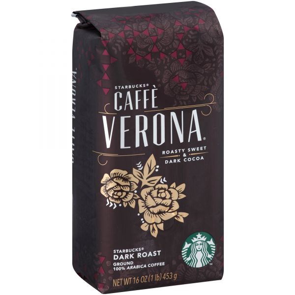 SBK11018131 Starbucks Coffee, Verona, Ground, 1lb Bag