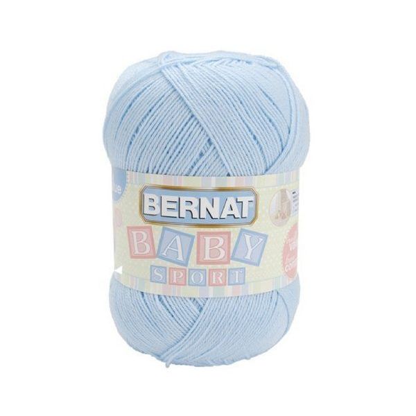 NOTM410590 Bernat Baby Sport Big Ball Yarn - Baby Blue