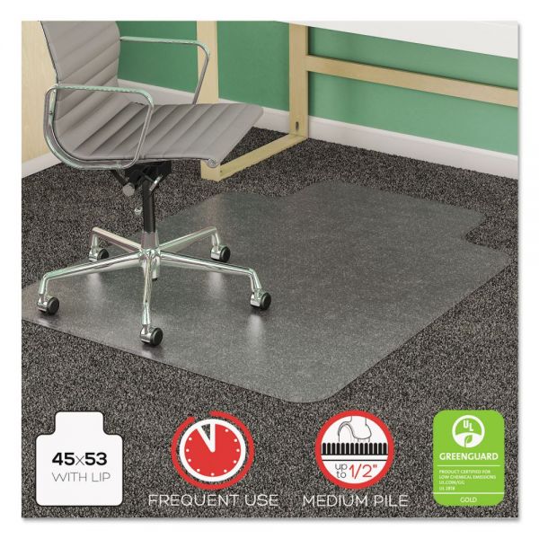DEFCM14233COM deflecto SuperMat Frequent Use Medium Pile Chair Mat