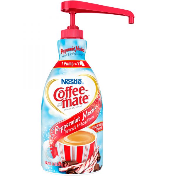 NES29600 Coffee-mate Liquid Peppermint Mocha Coffee Creamer