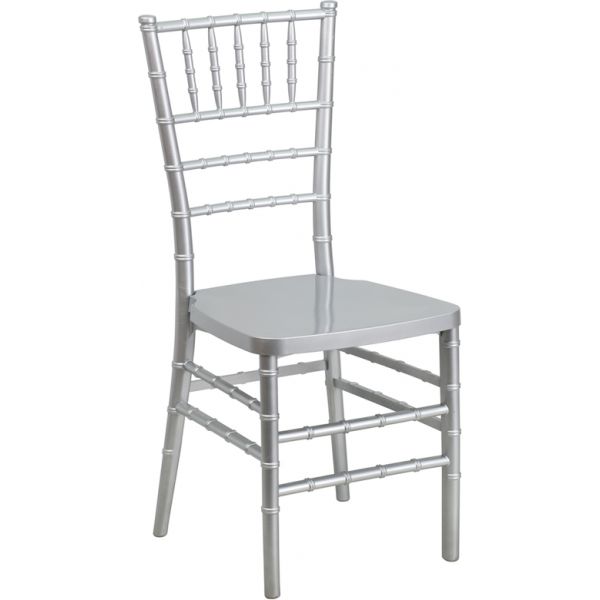 FHFLESILVERGG Flash Furniture Silver Chiavari Chair