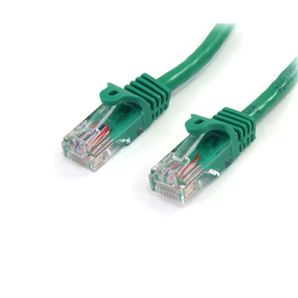 SYNX3407430 StarTech.com 5 ft Cat5e Green Snagless RJ45 UTP Cat 5e Patch Cable - 5ft Patch Cord