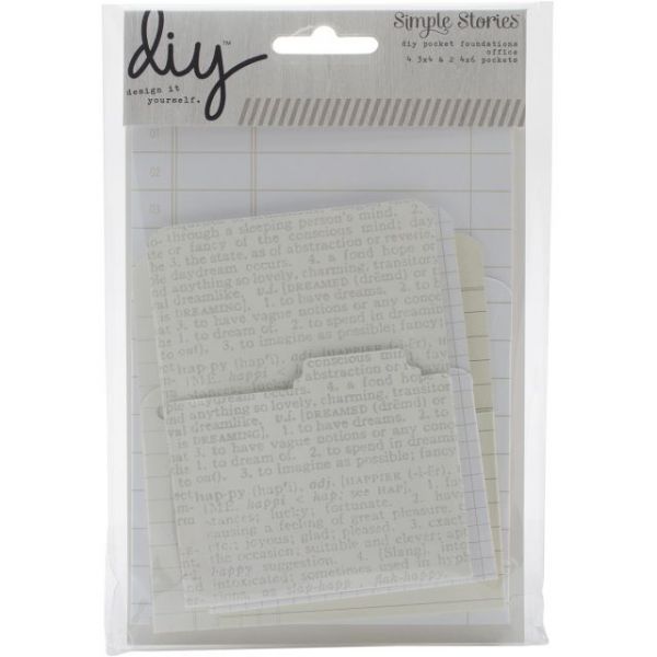 NOTM327753 DIY Foundations Pockets 6/Pkg