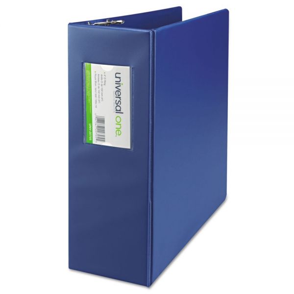 UNV20705 Universal 3-Ring Binder, 4" Capacity, D-Ring, Royal Blue