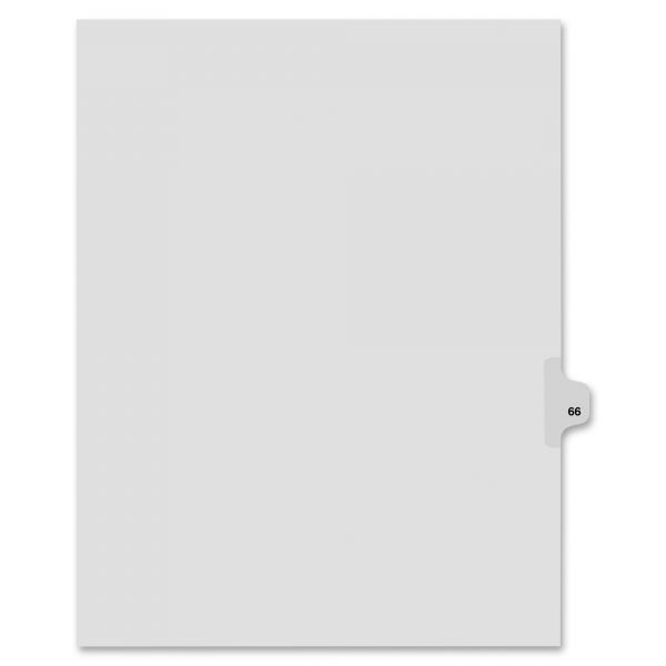 KLF82266 Kleer-Fax 80000 Series Side Tab Legal Index Dividers