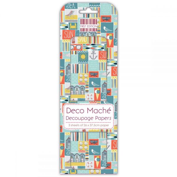 NOTM335915 Deco Mache Paper 10.25"X14.75" 3/Pkg