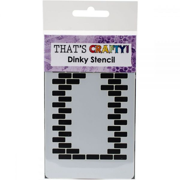 NOTM370074 That's Crafty Dinky Stencil 3"X4.75"