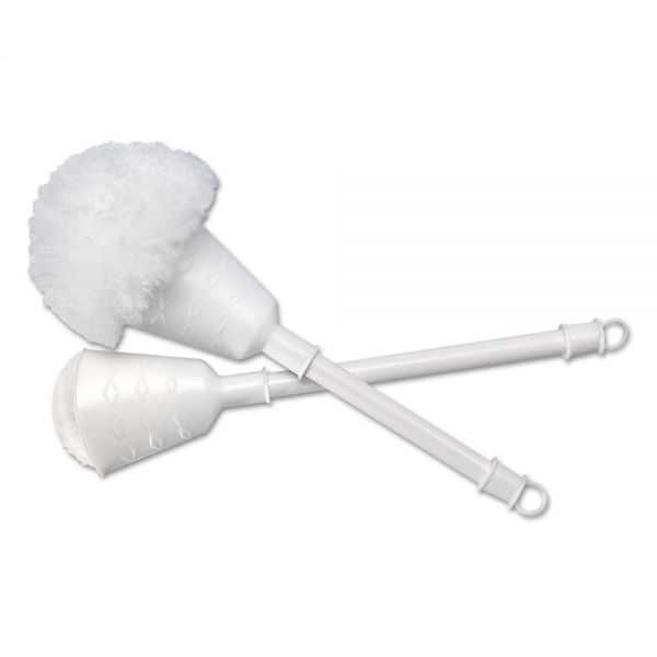 BWK00170EA Boardwalk Cone Bowl Mop, 10" Handle, 2" dia. Head, Plastic, White