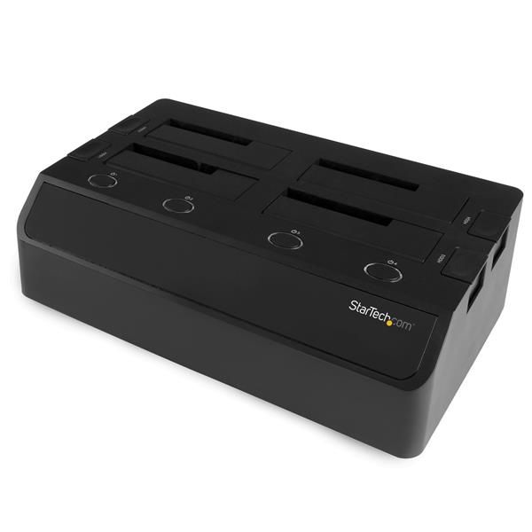 SYNX4452047 StarTech.com 4-Bay Hard Drive Docking Station for 2.5in / 3.5in SSDs and HDDs - eSATA/USB 3.0 to SATA (6Gbps)