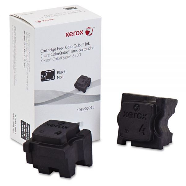 XER108R00993 Xerox 108R00993 Ink Sticks, 4500 Page-Yield, Black, 2/Box