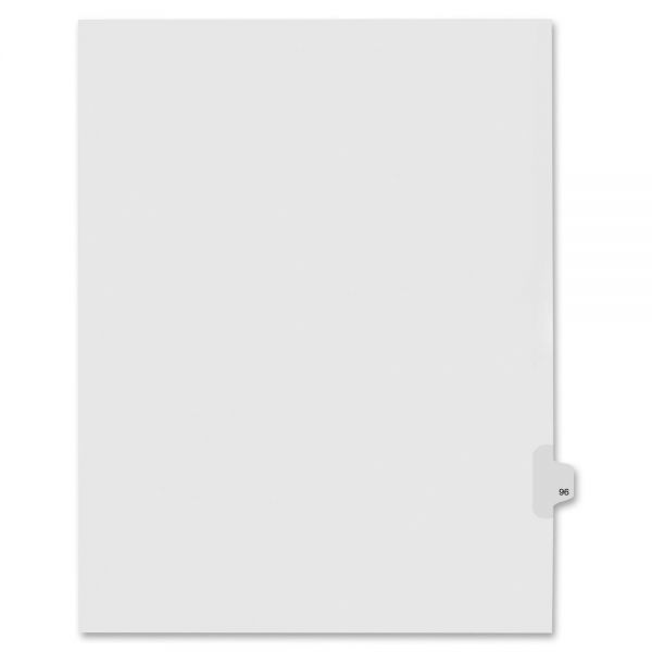 KLF91096 Kleer-Fax 90000 Series Side-Tab Legal Index Dividers