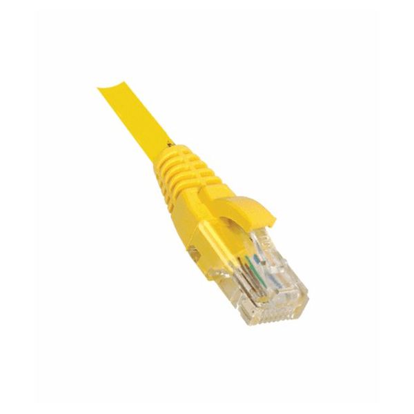 SYNX3163123 Weltron 7ft Cat6 Yellow Patch Cable w/ Boot
