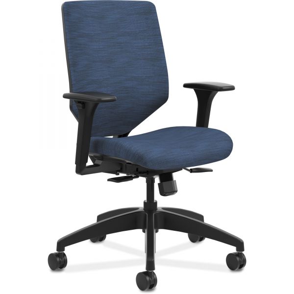 HONSVMU1ACLCO90 HON Solve Series Mid-Back Task Chair with Upholstered ReActiv Back
