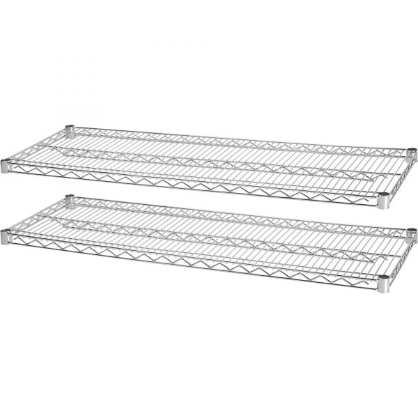 LLR84183 Lorell Industrial Wire Shelving Starter Extra Shelves