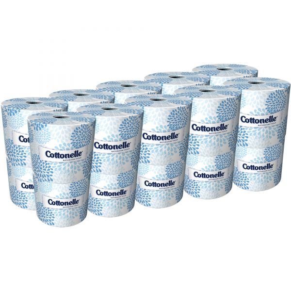 KCC13135 Cottonelle Toilet Paper, 2-Ply, White, 4 1/10 x 4 Sheet, 451 Sheets/Roll, 20 Rolls/Carton