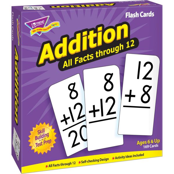 TEP53201 Trend Addition all facts through 12 Flash Cards