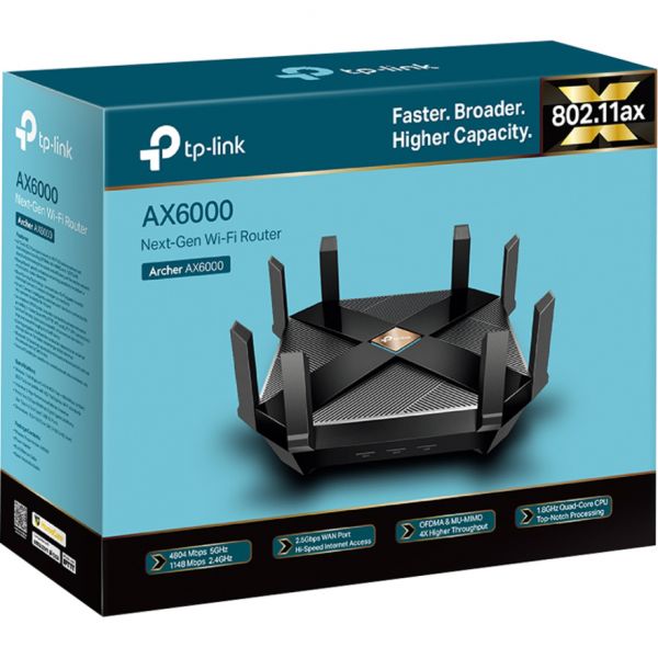 TP-Link Archer AX6000 - Wi-Fi 6 IEEE 802.11ax Ethernet Wireless