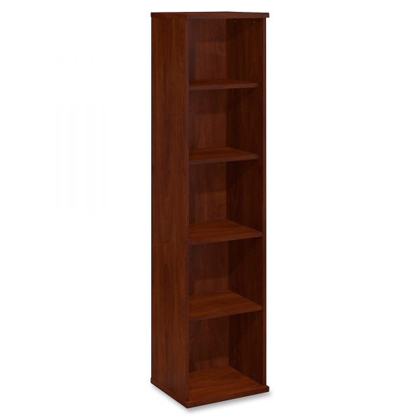 BSHWC24412 Bush Series C Collection 18W 5 Shelf Bookcase, Hansen Cherry