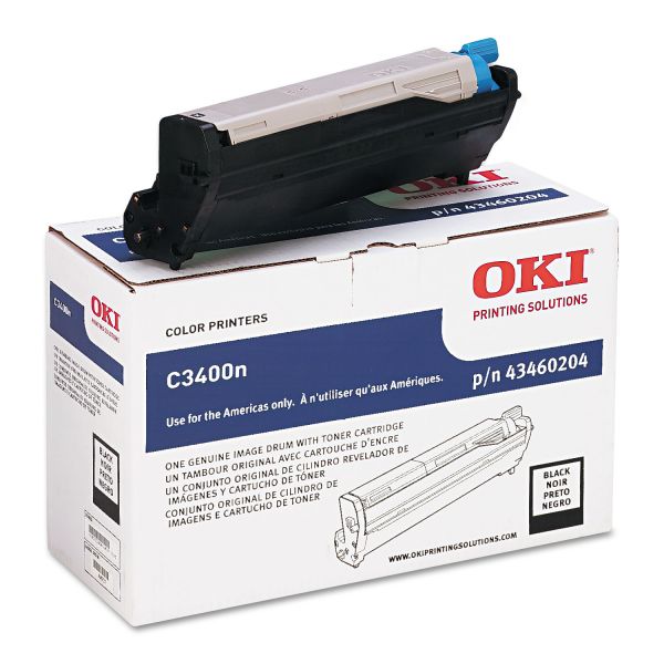 OKI43460204 Oki 43460204 Drum Unit, Black
