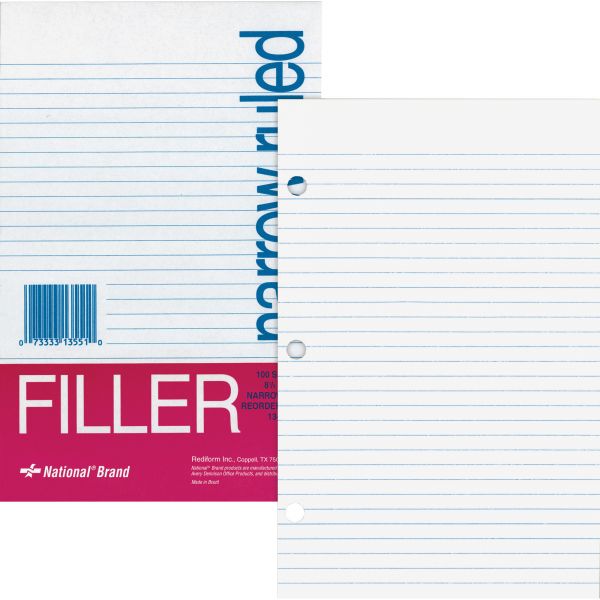 RED13551 Rediform Standard Ruled Filler Paper