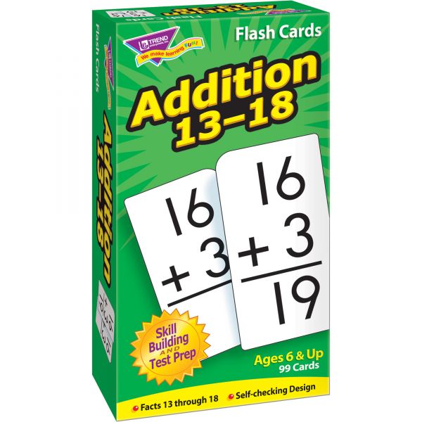 TEP53102 Trend Addition 13-18 Flash Cards
