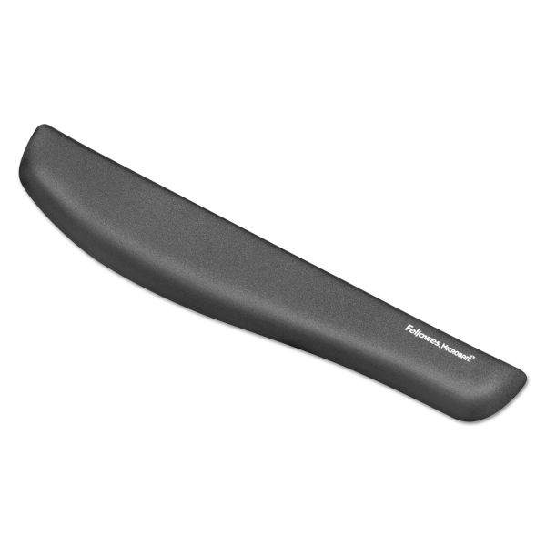 FEL9252301 Fellowes PlushTouch Keyboard Wrist Rest, Foam, Graphite, 18 1/8 x 3-3/16
