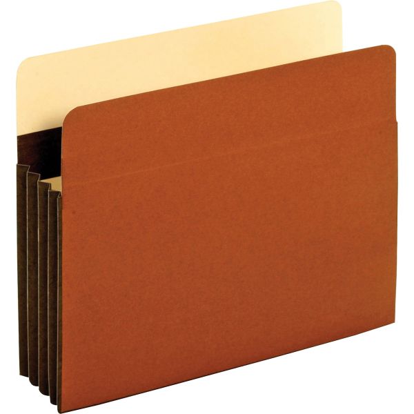 PFXC1524EHD Pendaflex Heavy-Duty File Pockets, Straight Cut, 1 Pocket, Letter, Redrope