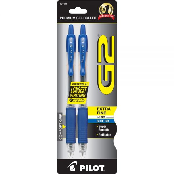 PIL31015 Pilot G2 Retractable Gel Pens