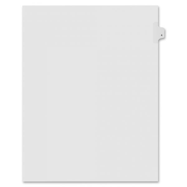 KLF91004 Kleer-Fax 90000 Series Side-Tab Legal Index Dividers