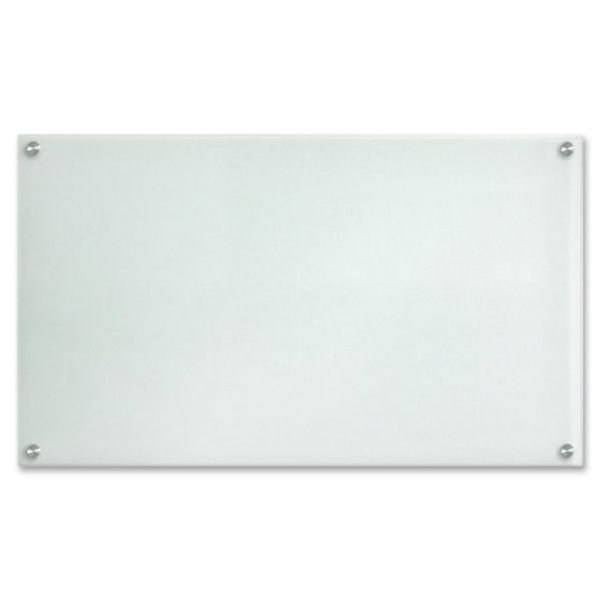 LLR52505 Lorell 30" x 17.5" Frosted Glass Dry Erase Whiteboard