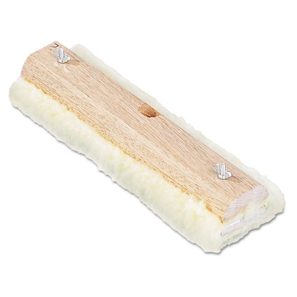 BWK4414 Boardwalk Mop Head, Finish Applicator, Lambswool, 14-Inch, White