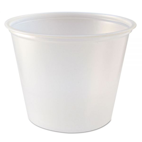 FABPC550 Fabri-Kal Portion Cups, 5 1/2 oz, Translucent, 125/Sleeve, 20 Sleeve/Carton