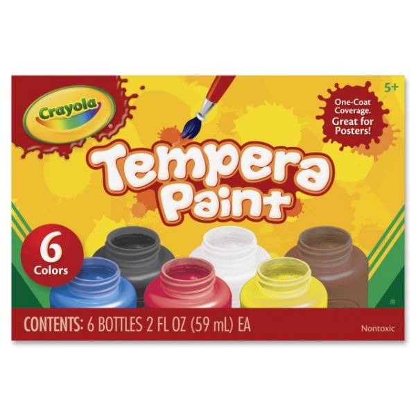 CYO541997 Crayola Assorted Tempera Paint